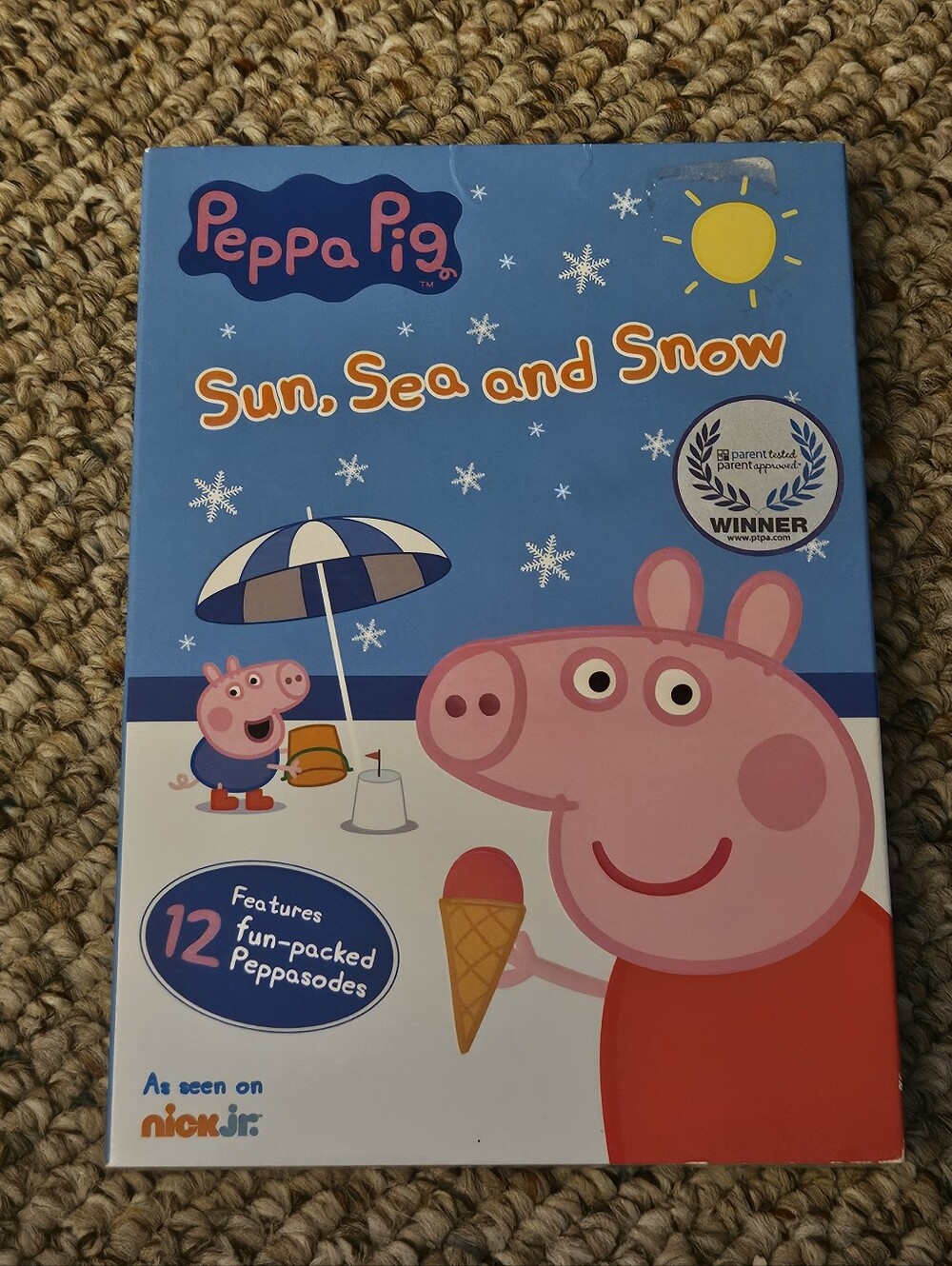 Peppa Pig Sun, Sea and Snow DVD Sealed